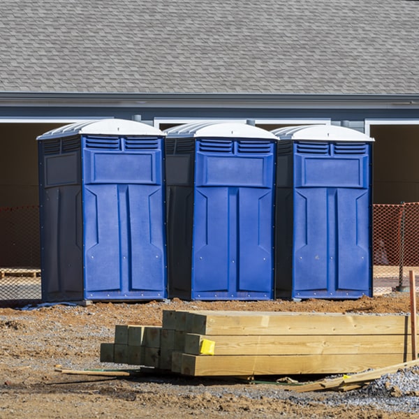 is there a specific order in which to place multiple porta potties in Wellton AZ